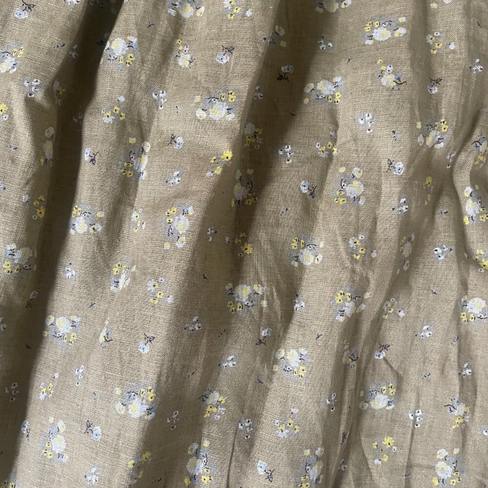 Ichi Antiquities Linen Floral Skirt - Picture 4 of 5